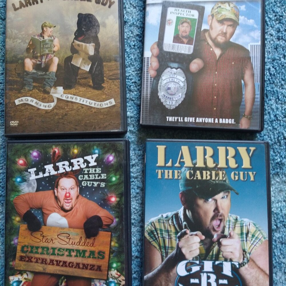 Larry the Cable Guy DVD lot